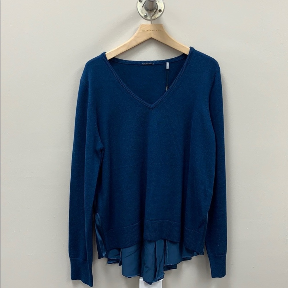Elie Tahari DeAngelo Sweater in Blue